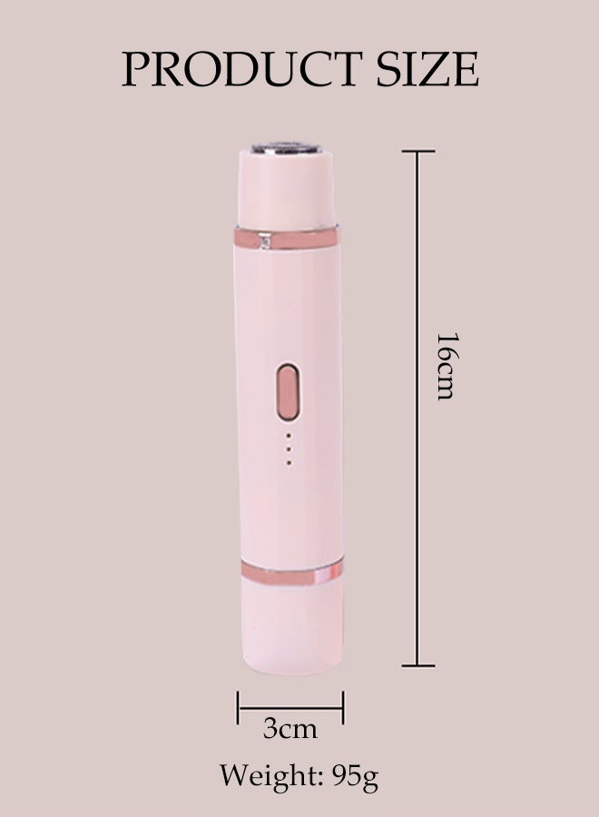 DUNISO Electric Razors for Women 2 IN 1 Women's Body Electric Shaver Multi-Functional Cordless Painless Electric Bikini Trimmer Portable Rechargeable Body Trimmer Hair Removal for ladies Lip, Chin, Arms - Image 4