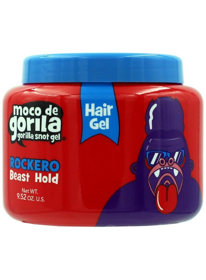 موكو دي غوريلا برطمان جل الشعر Rockero، جل تصفيف الشعر طويل الأمد وقوي التثبيت، أصفر، لافندر، 3 عبوات سعة 9.52 أونصة لكل عبوة، 3 برطمانات - Image 1