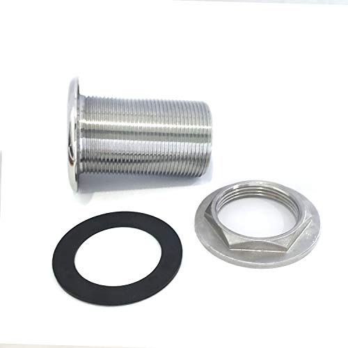 NRC&XRC Stainless Steel Barbed Short Straight Thru-Hull with Custom Gasket for 3/4" ID (3/4") - Image 3