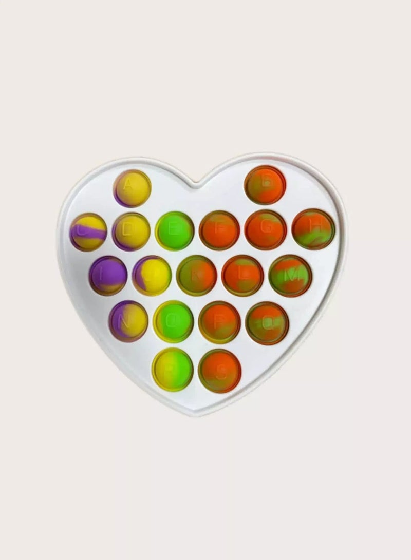 Generic 1pc Random Heart Push Pop Bubble  - Image 1