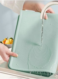 WAOKN 40x50 cm Silicone Baking Mat for Pastry Rolling, Lined with Heat-resistant Table Mat for Pastry Board, Reusable Non-stick Baking Mat (Green)  - Image 4