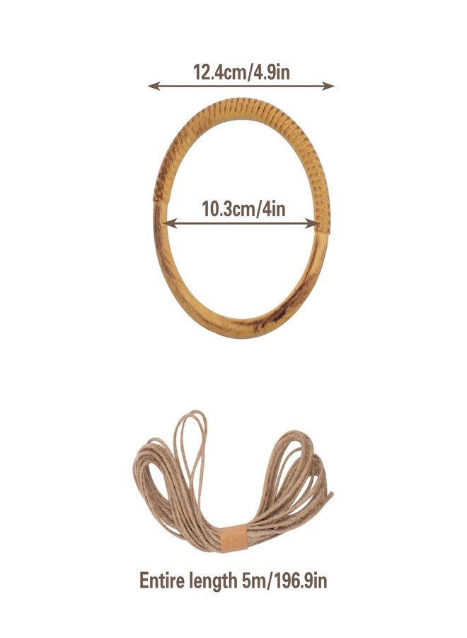 SnowTing Snake Enrichment Rings for Ball Python, Plastic Imitation Wood Playground Enrichment Climbing Toys for Corn Snakes, 6 Rings, 4 Inch Inner Diameter - Image 4