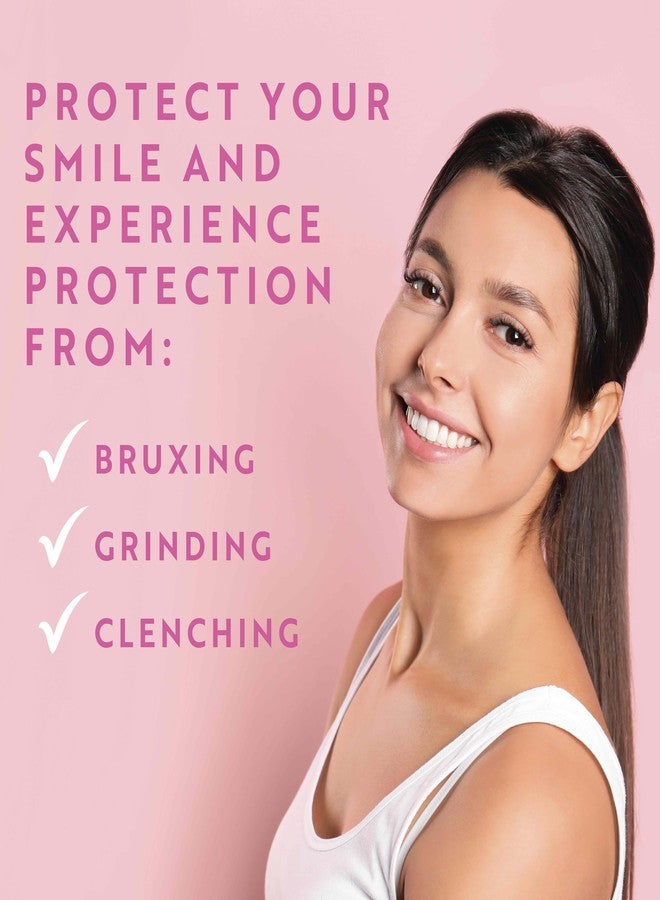 CUSTMBITE Protect The Crown Night Guard for Teeth Grinding, Clenching 2-Pack, Pink - Image 2