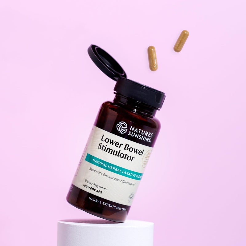 Nature's Sunshine Lower Bowel Stimulator - Helps Relieve Constipation - Cleanse & Detox Your Colon with Natural Herbal Ingredients - 25 Servings - 100 Vegcaps - Image 3