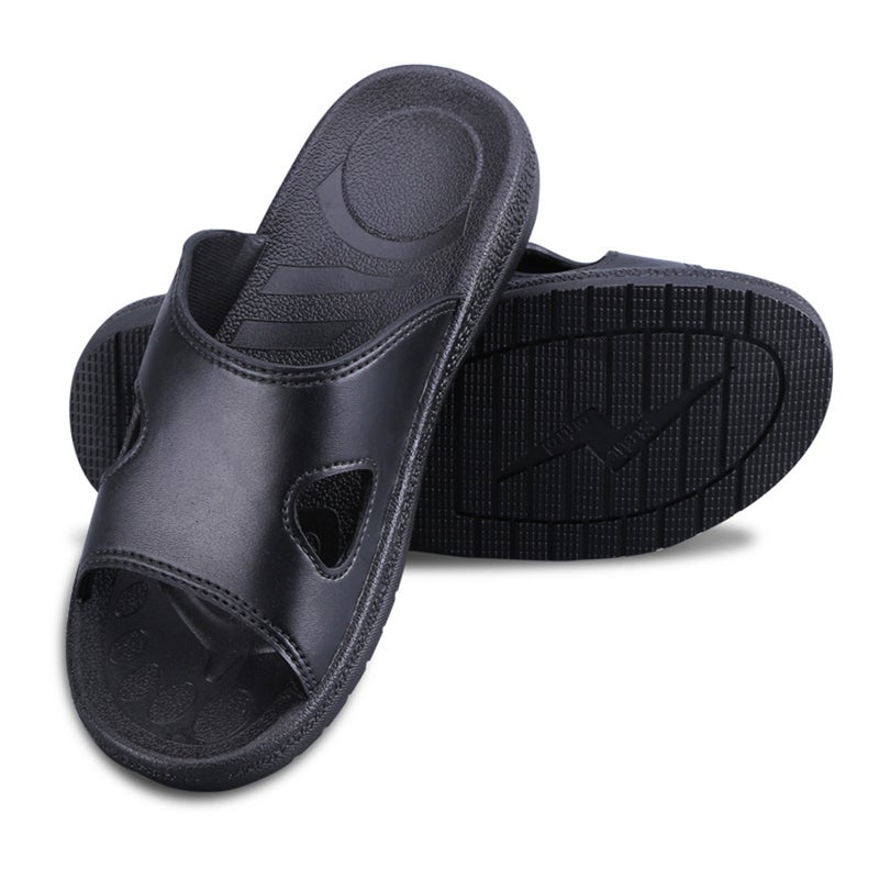Anti-Static Slippers Home Protective Slippers Clean Shoes Bottom Slipper (PU Bottom, Size 44) - Image 1