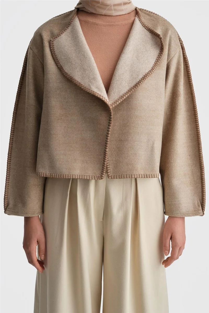 ARMINE Shepherd Stitched Cardigan 24K5715 Beige