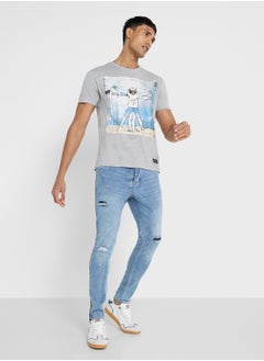 BRAVE SOUL Skinny Fit Ripped Jeans  - Image 2