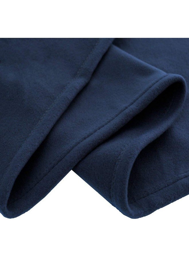 بوراف لايت بطانية من الصوف الخفيف من Purav للسرير الفردي، ناعمة، صوفية، بطانية شتوية وسفر، بطانية مثالية للتكييف وجميع المواسم، من الصوف القطبي والمنك الصغير - 60 بوصة × 90 بوصة - قطعة واحدة، أزرق| TC - 260 - Image 3