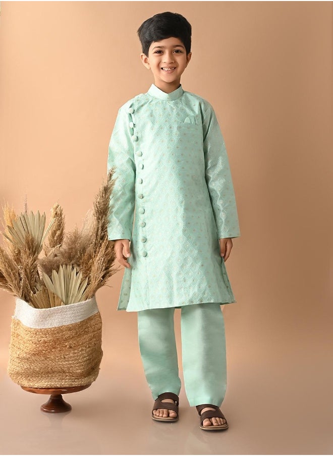 LILPICKS طقم بيجامة كورتا عرقي  - Image 1