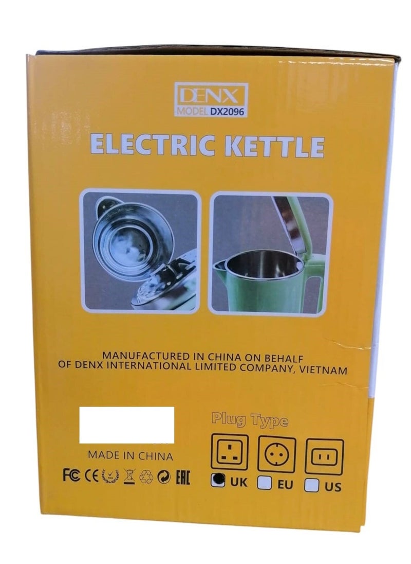 Denx Electric Kettle1.8L Capacity 1500W Power Overheating Protection Fast Boiling, Durable And Safe Design, Ideal For Home And Office Use - Image 3