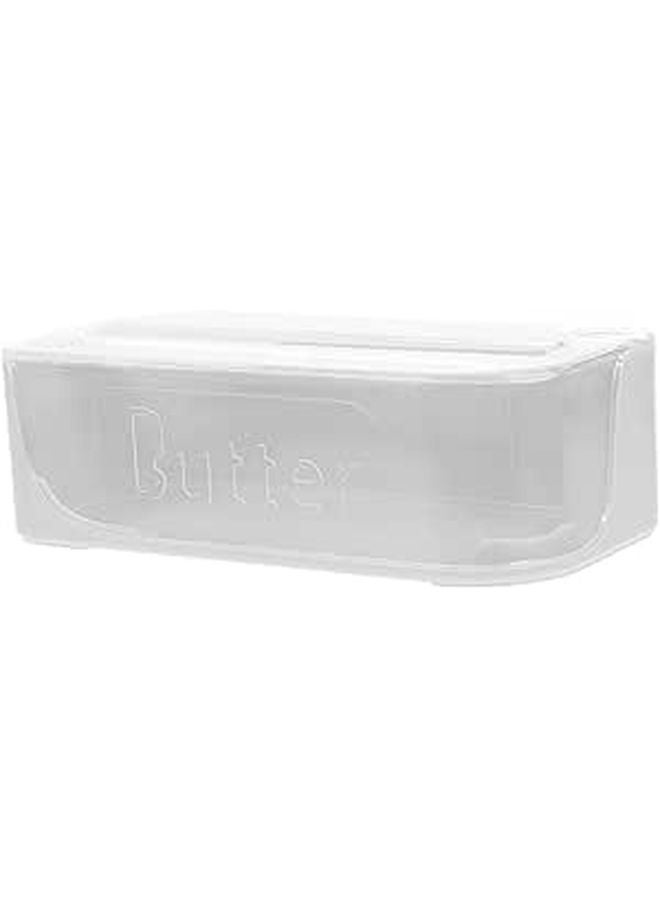 Large Plastic Butter Dish With Lid For Countertop Refrigerator Kitchen Storage - Image 1