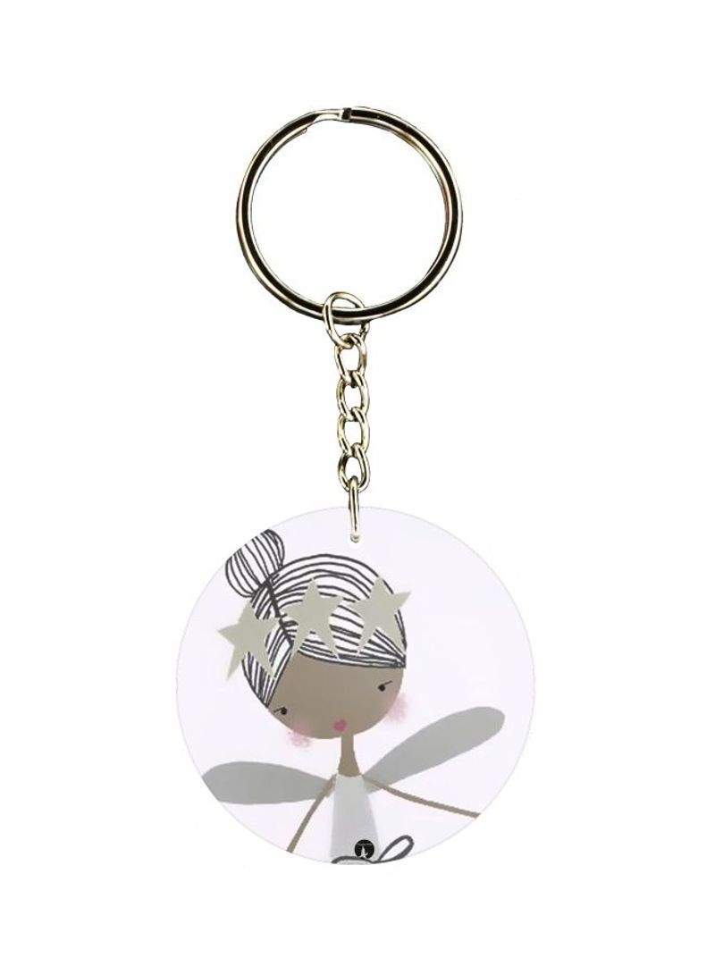 RKN Printed Single Sided Keychain