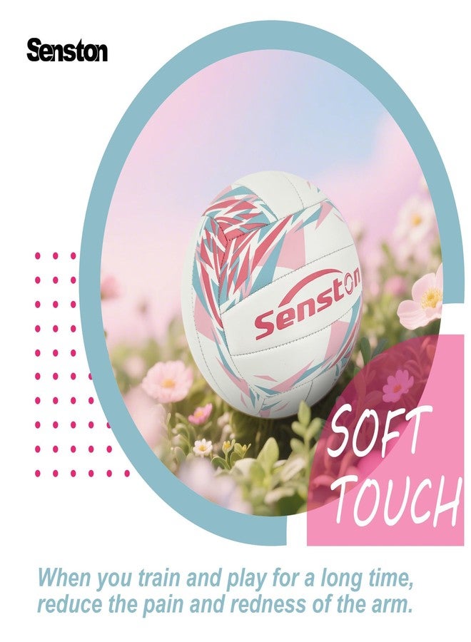 Senston Microfiber Official Size 5 Volleyball-Soft Waterproof Lightweight for Adults Youth Beach Gym Indoor/Outdoor Training - Image 3