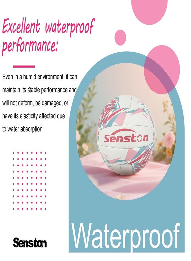 Senston Microfiber Official Size 5 Volleyball-Soft Waterproof Lightweight for Adults Youth Beach Gym Indoor/Outdoor Training - Image 5