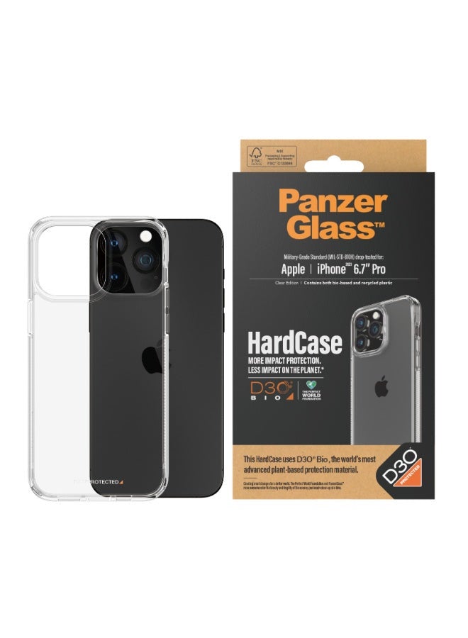 PanzerGlass Bio-Based HardCase w/ D3O® for Apple iPhone 15 Pro Max 2023 6.7"| Ultimate Drop/Impact Protection Hard Cover - Clear - Image 3