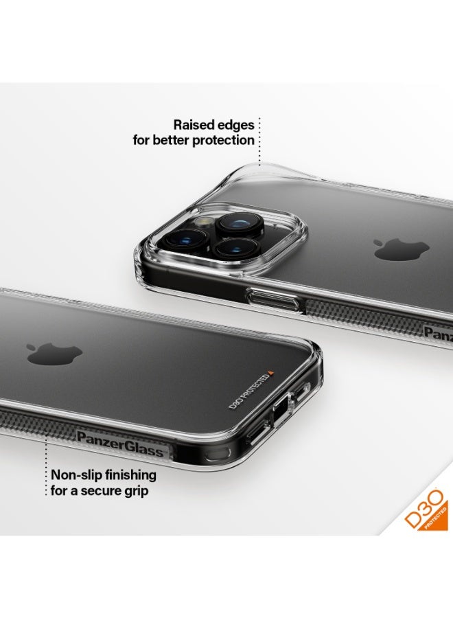 PanzerGlass Bio-Based HardCase w/ D3O® for Apple iPhone 15 Pro Max 2023 6.7"| Ultimate Drop/Impact Protection Hard Cover - Clear - Image 4