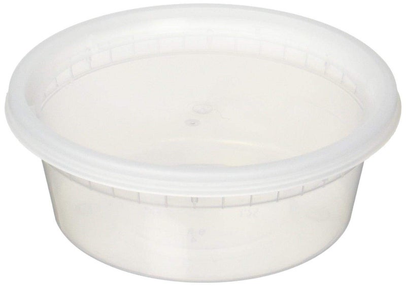 Reditainer Extreme Freeze Deli Food Containers with Lids 8Ounce 40Pack