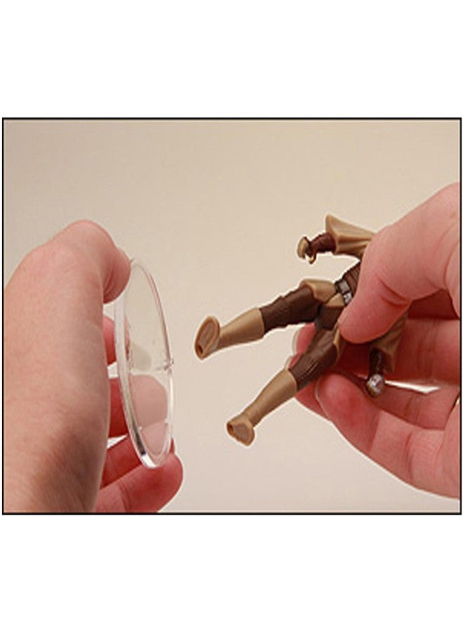 Protech AFS-1C Clear Action Figure Stands for Modern, 1995 - Present, 3.75" Star Wars Figures, 2" Wide, 3/32" Peg, 100-Pack - Image 3