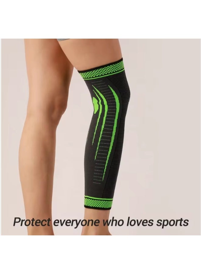 جينجبا سابورت Flexible knee socks for joint support and pain relief – breathable material for sports and everyday use - Image 4