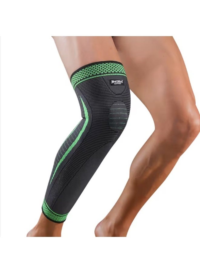 جينجبا سابورت Flexible knee socks for joint support and pain relief – breathable material for sports and everyday use - Image 1