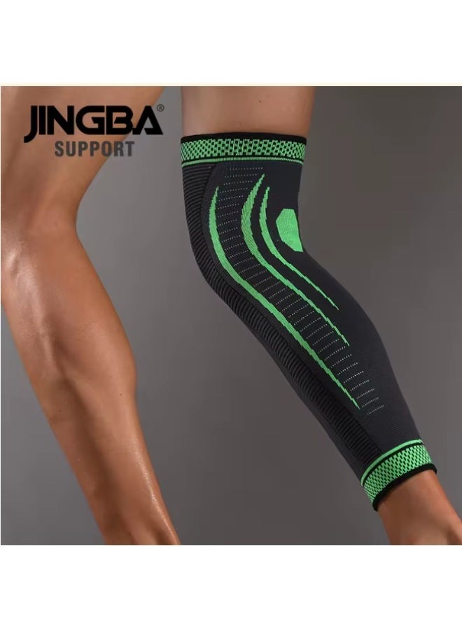 جينجبا سابورت Flexible knee socks for joint support and pain relief – breathable material for sports and everyday use - Image 2