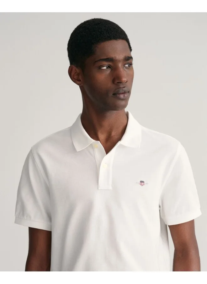 غانت Regular Fit Shield Piqué Polo Shirt