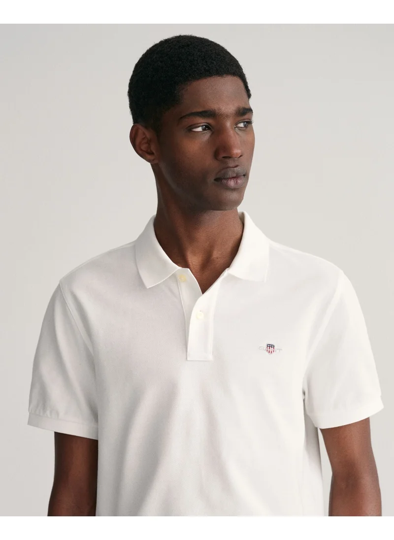 GANT Regular Fit Shield Piqué Polo Shirt