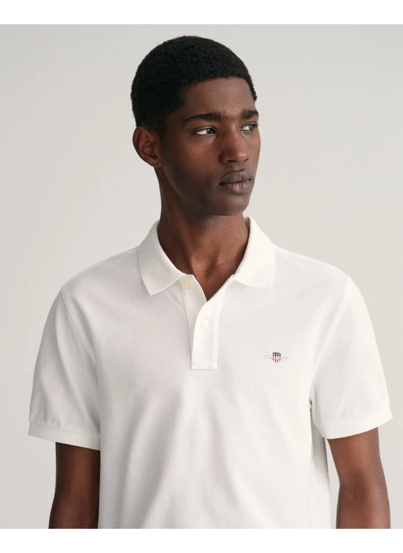 GANT Regular Fit Shield Piqué Polo Shirt