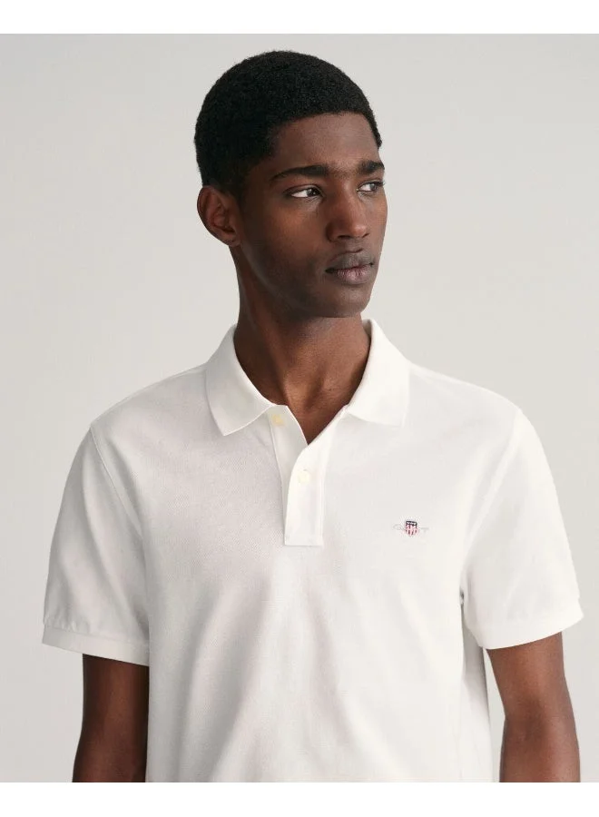 GANT Regular Fit Shield Piqué Polo Shirt