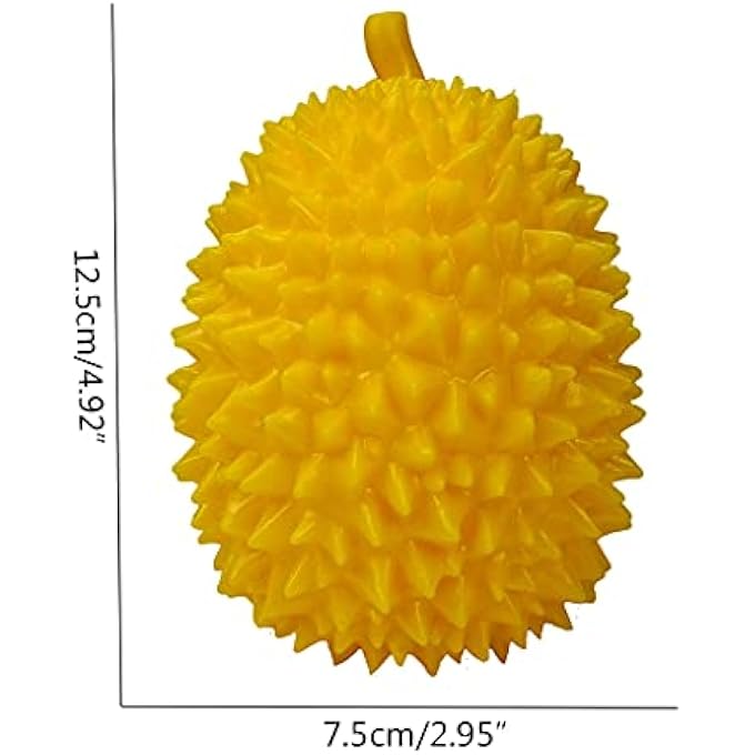DAIMANPU Party Favor Sets Fidget Trick Toy Anxiety Release Gadget with Squishy Fruit Toy Model Realistic Durian for Autism Cure - Image 2