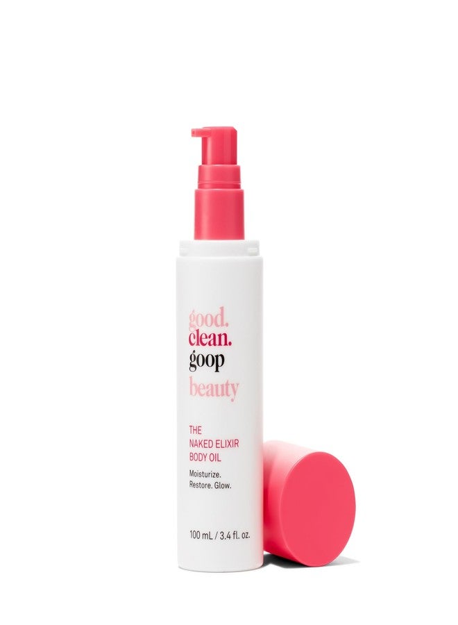 good.clean.goop beauty The Naked Elixir Body Oil | Body Oil to Hydrate Skin Barrier | Vitamin E Oil, Turmeric Root Extract & Saffron Extract | Body Moisturizer | Cruelty-Free & Vegan | 3.4 Fl oz - Image 1