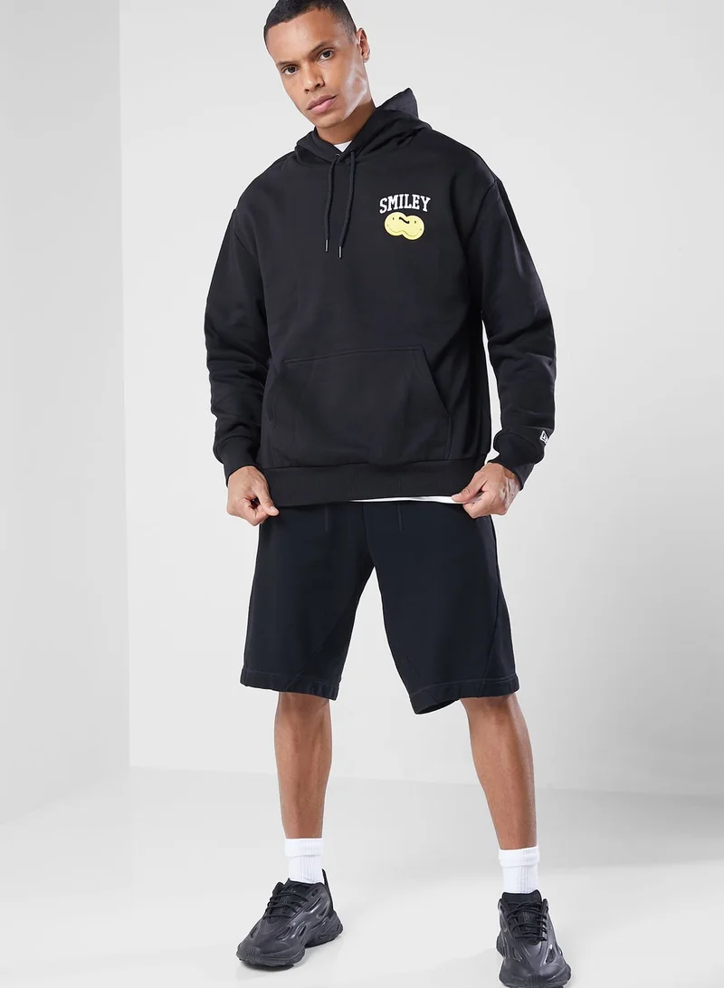NEW ERA Smiley Bp Multi Logo Hoodie