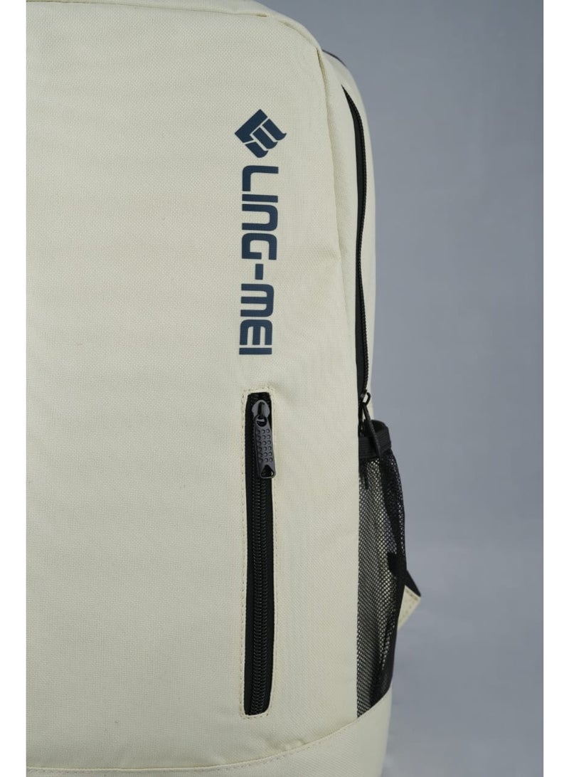 LING-MEI BACK BAG LBR2411 White – Spacious, Durable & Lightweight Sports Kit Bag - Image 3