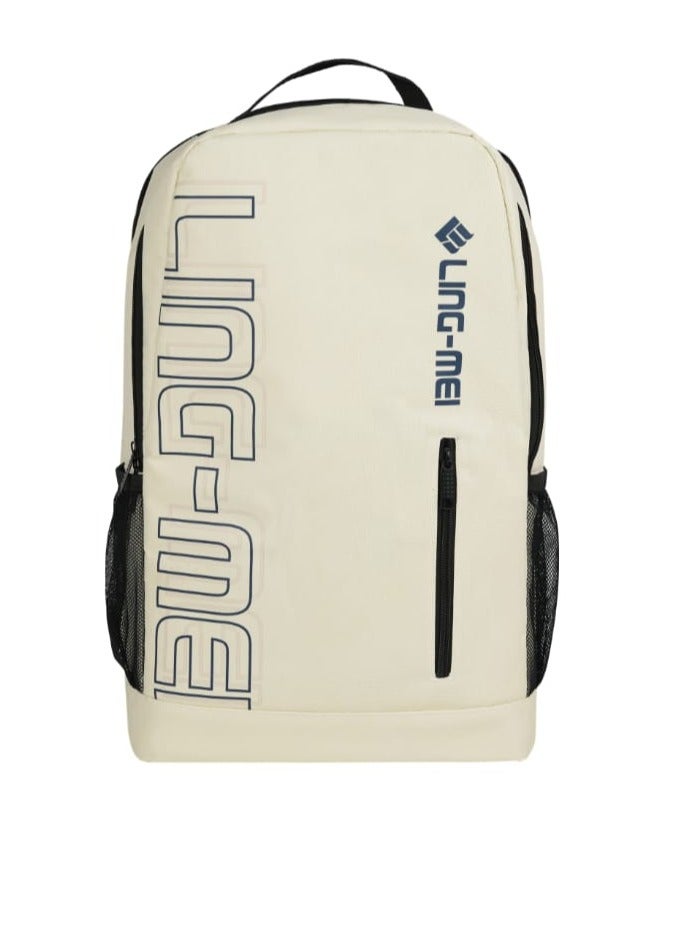 LING-MEI BACK BAG LBR2411 White – Spacious, Durable & Lightweight Sports Kit Bag - Image 1