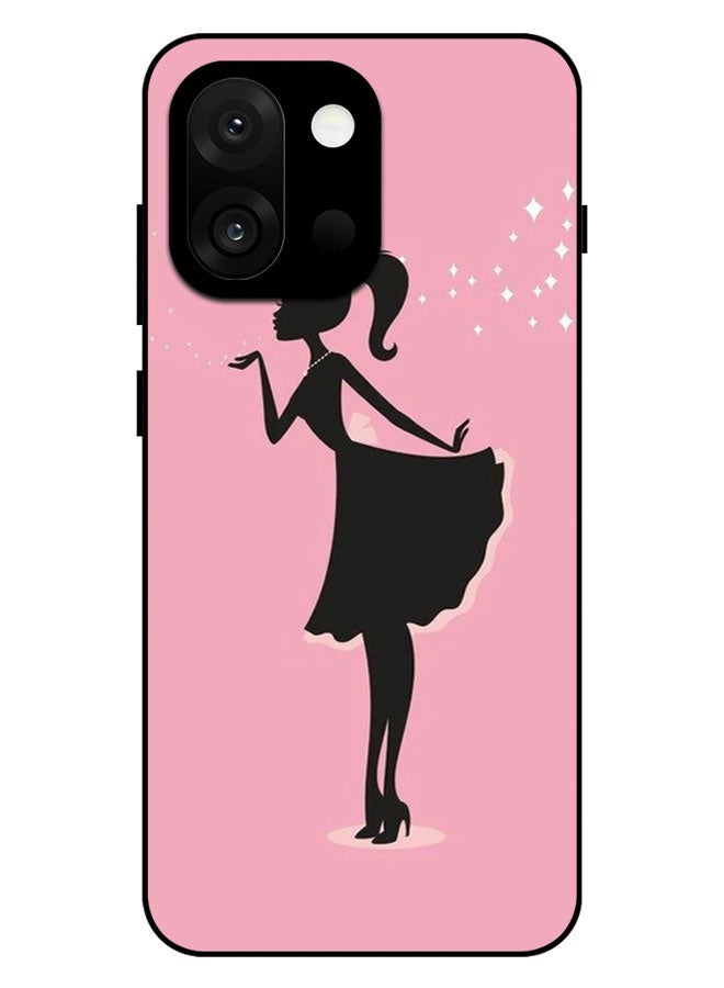 EYE CATCH Printed Protective Case Cover For OnePlus 13S  -  Black Dress Girl - Image 1
