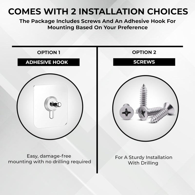 ROBUSTT موزع سائل الصابون الجدارى القوي والمتعدد الاستخدامات - سعة 2 × 350 مل - مع خطافات لاصقة | تصميم موفر للمساحة للحمام، المطبخ، الفنادق، المراكز التجارية | تركيب سهل (عبوة من 1) - Image 5