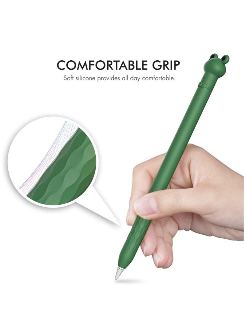 SYOSI Pencil Case Cute Cartoon Soft Silicone Sleeve Cover Accessories for Apple Pencil 1st Generation - Image 4