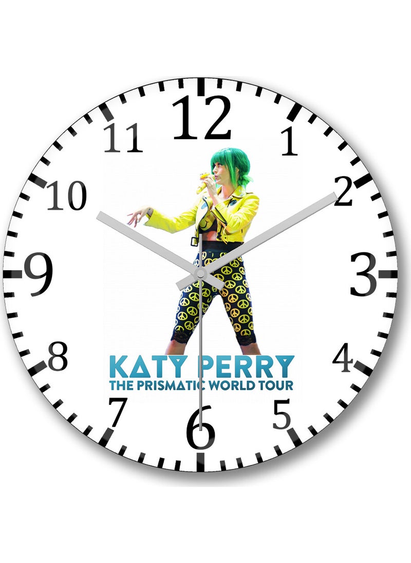 Baskı Dükkanı Print Shop Katy Perry This Is How We Do Prismatic World Tour Wall Clock Bom  - Image 1
