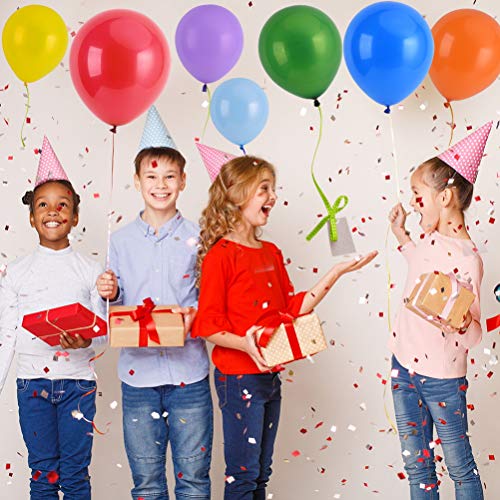 Tamodan Thickened balloons, 120 PCS Balloons Assorted Colors, Latex Balloons for Kid's Birthday Party, Exquisite Rainbow Balloon, 12 Inches 12 Kinds of Rianbow Colorful Party Balloons Decorations. - Image 3