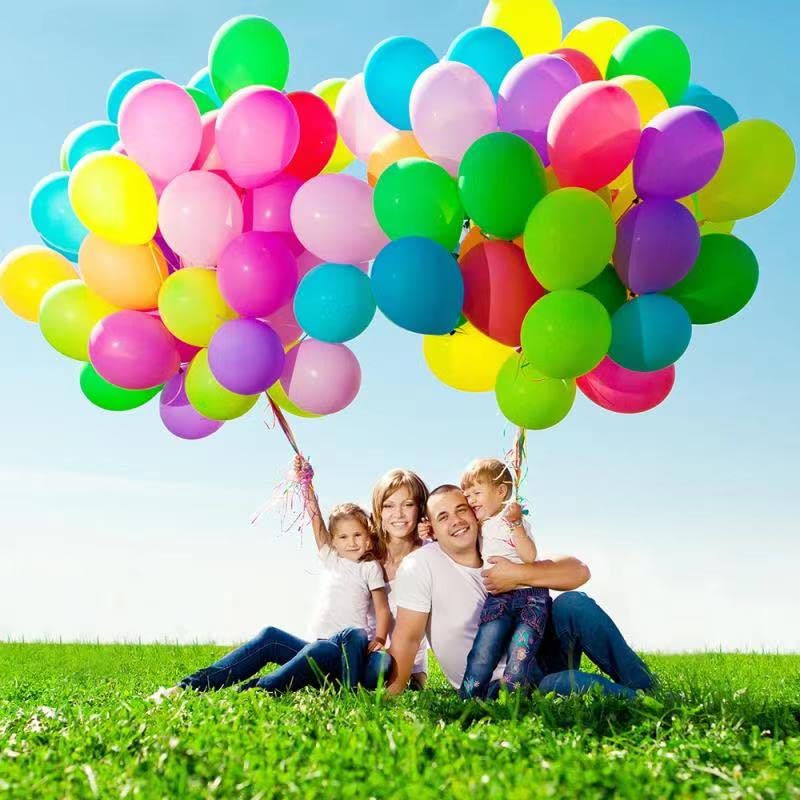 Tamodan Thickened balloons, 120 PCS Balloons Assorted Colors, Latex Balloons for Kid's Birthday Party, Exquisite Rainbow Balloon, 12 Inches 12 Kinds of Rianbow Colorful Party Balloons Decorations. - Image 4