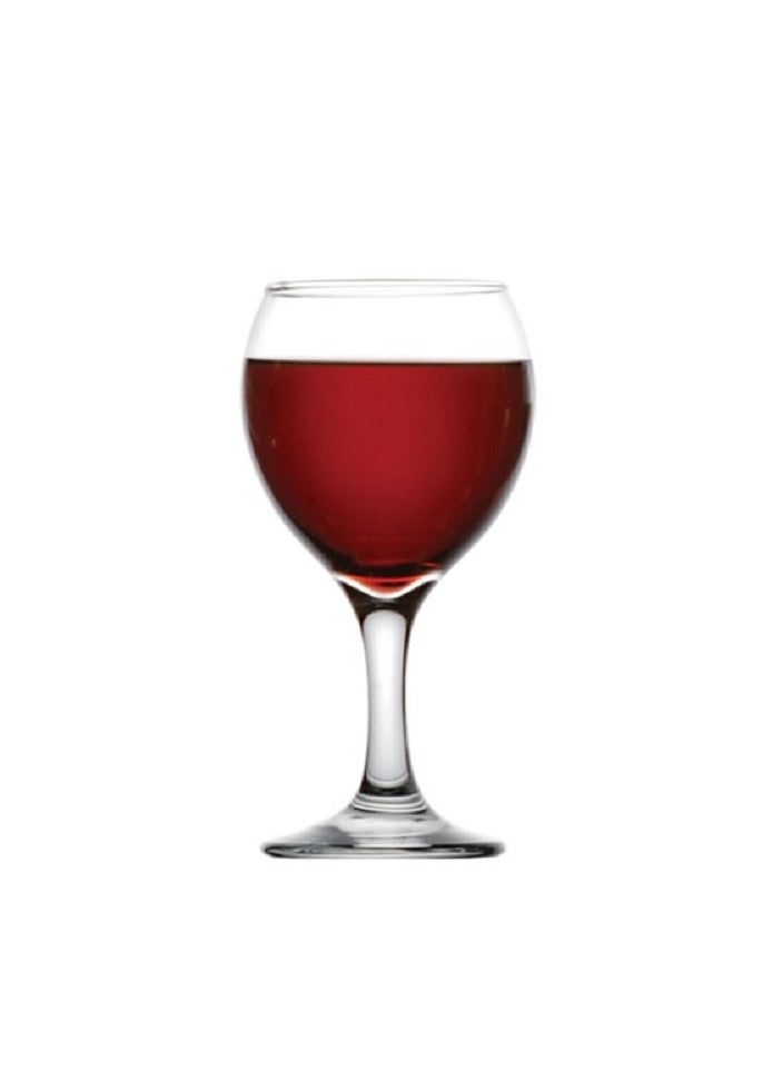 LAV 6 Pieces Misket Wine Glass, 365 Ml - Clear  - Image 4