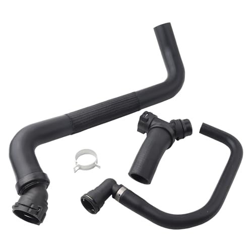 MUCO New Upper Radiator Hose YConnector Lower Degaus 3Pcs DR3Z8566A Compatible with Ford F150 50L 2011 2012 2013 2014 2015 2016 2017 2018 2019 2020 Replace DR3Z8566A CL3Z8260A BL3Z8C350A - Image 1