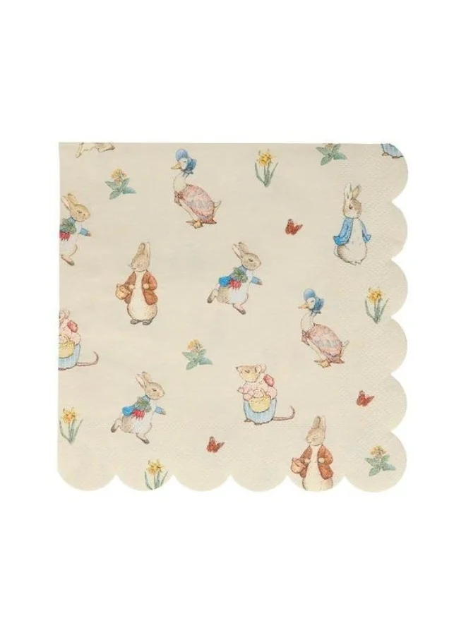 Meri Meri Peter Rabbit & Friends Large Napkins