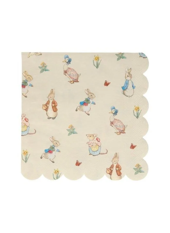 Meri Meri Peter Rabbit & Friends Large Napkins