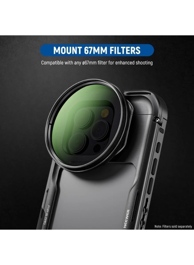 نيوير PA074 Video Rig Phone for iPhone 16 Pro Max - Image 4
