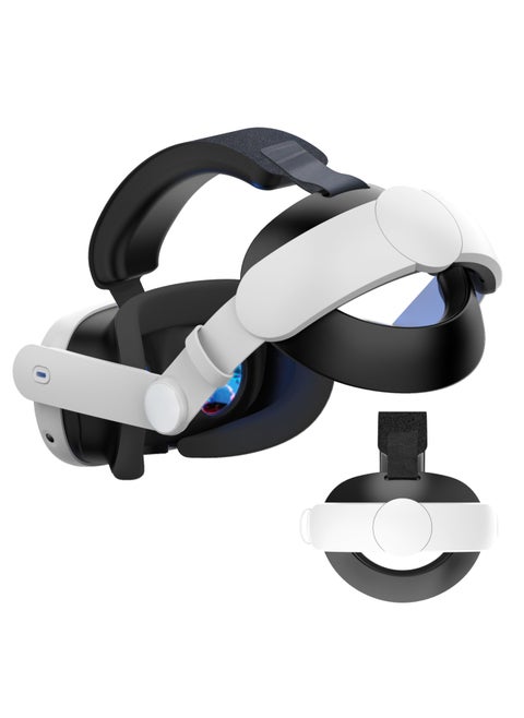 Head Strap Compatible with Meta Quest 3/3S, Adjustable Headband Replacement Strap for Oculus Quest 3