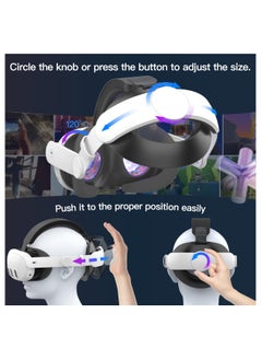 XICEN Head Strap Compatible with Meta Quest 3/3S, Adjustable Headband Replacement Strap for Oculus Quest 3  - Image 5
