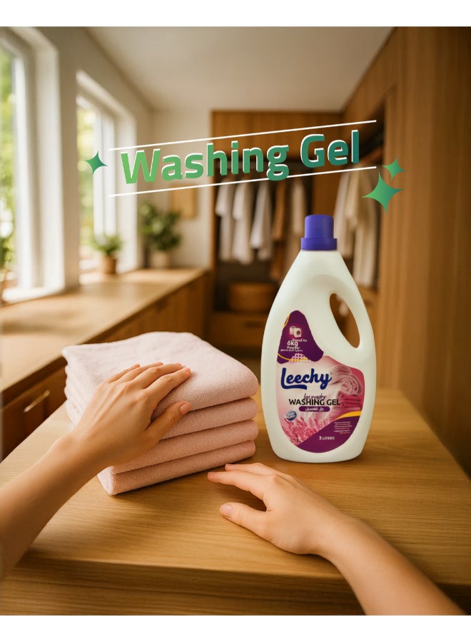 Leechy Washing Gel Lavender  3L - Image 3