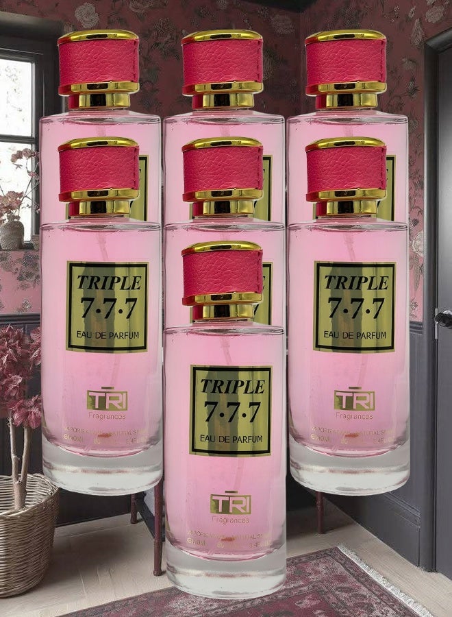 عطور TRI 7 قطع عطر تريبل 777 للنساء 100 مل - Image 1