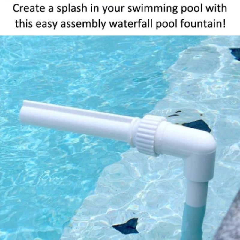 Adjustable PVC Pool Fountain Kit with 1 5in Thread for In Ground and Above Ground Pools - Image 5